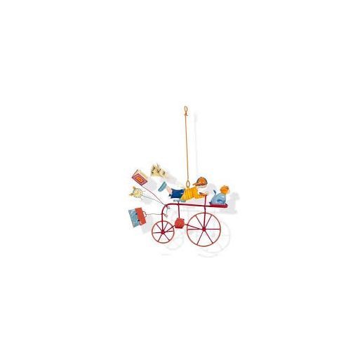 TRIPLETTE ECOLE BUISSONNIERE ROUGE L'oiseau Bateau Ikaipaka