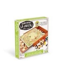 Coffret 5 jeux "vintage" avec plateau coulissant Cartamundi