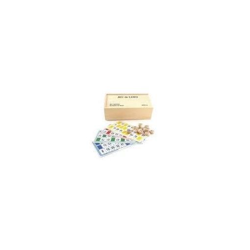 Coffret loto: jetons en bois + 48 cartes Cartamundi Ikaipaka
