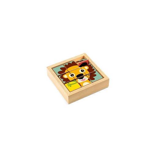 Cubes puzzles bois Tournanimo Djeco Ikaipaka jeux & jouets Royan