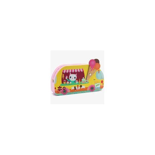 Puzzles silhouettes Le glacier - 16 pcs Djeco Ikaipaka jeux &
