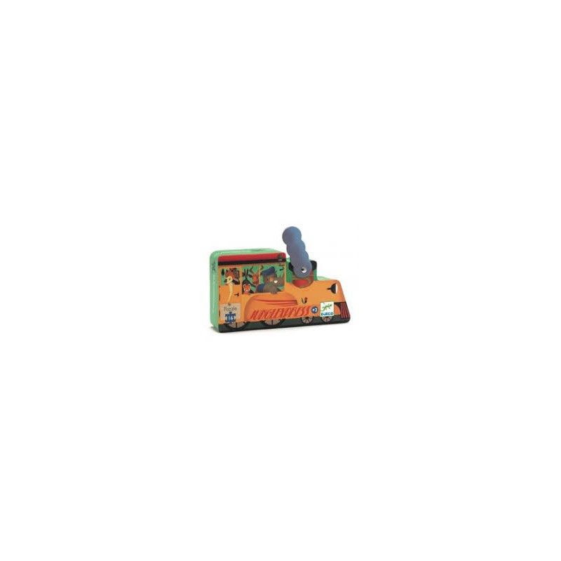 Puzzles silhouettes La locomotive Djeco Ikaipaka jeux & jouets