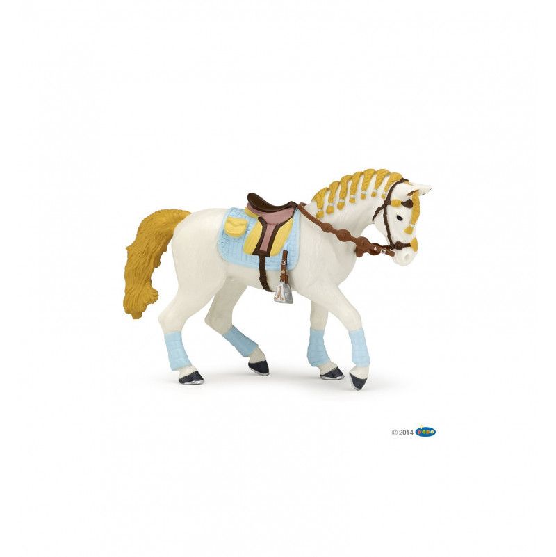 Cheval de la cavalière Fashion Bleue Papo Ikaipaka jeux &