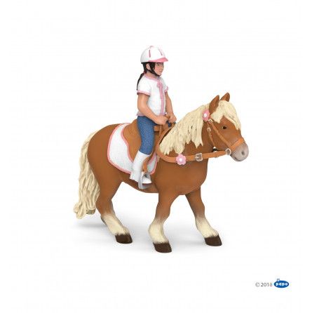 Poney Shetland avec selle PAPO Papo Ikaipaka jeux & jouets Royan