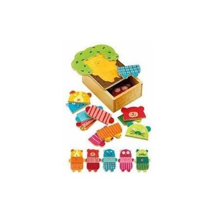 Puzzle bois abra doudou Djeco Ikaipaka jeux & jouets Royan