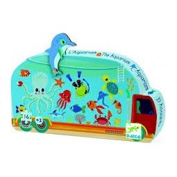 Puzzles silhouettes L'aquarium - 16 pcs Djeco Ikaipaka jeux &
