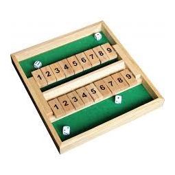 Shut the box double 9 Loisirs nouveaux Ikaipaka jeux & jouets
