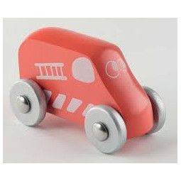 Camion pompier - rouge 100x65x45mm Foulon Ikaipaka jeux &