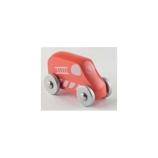 Camion pompier - rouge 100x65x45mm Foulon Ikaipaka jeux &