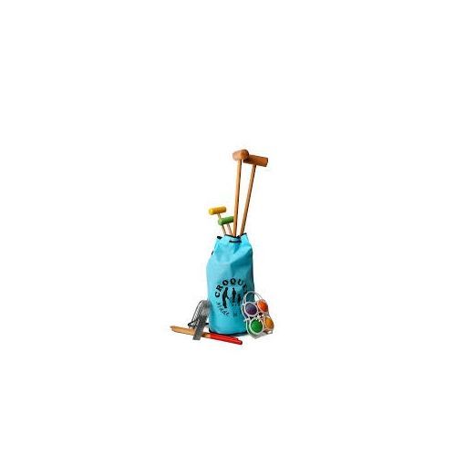 Croquet en sac bleu - mixte 4 joueurs Foulon Ikaipaka jeux &