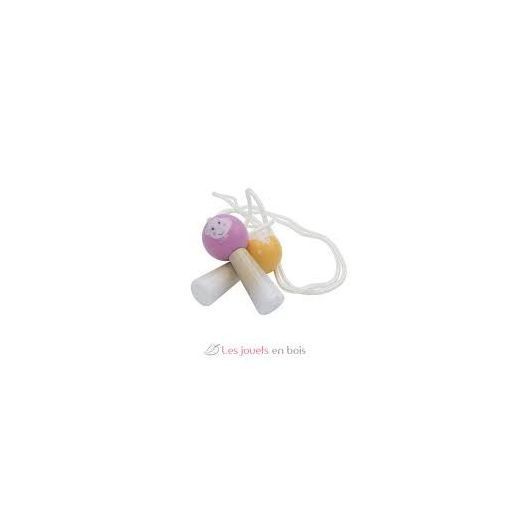 Corde à sauter vissée - rouge Foulon Ikaipaka jeux & jouets