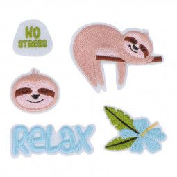 Écusson brodé thermocollant - No Stress Artemio Ikaipaka jeux &