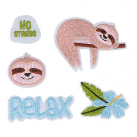 Écusson brodé thermocollant - No Stress Artemio Ikaipaka jeux &