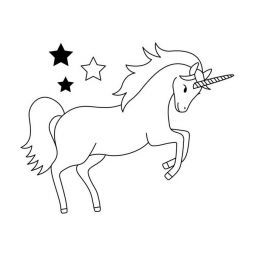 Tampon bois - Licorne Artemio Ikaipaka jeux & jouets Royan