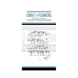 Tampon Clear - Musique Chou & Flowers Ikaipaka jeux & jouets