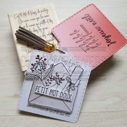 Tampon EZ - Petit mot doux Chou & Flowers Ikaipaka jeux &