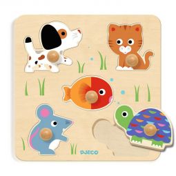 Puzzle Gros boutons - Bulle & Co Djeco Ikaipaka jeux & jouets