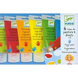 6 tubes Peinture à doigts Djeco Ikaipaka jeux & jouets Royan