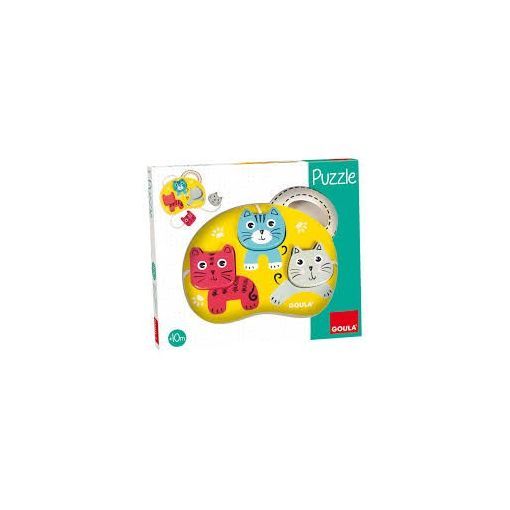 Mon premier puzzle les chats Goula Ikaipaka jeux & jouets Royan