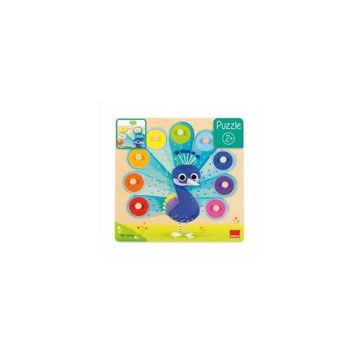 Puzzle paon Goula Ikaipaka jeux & jouets Royan