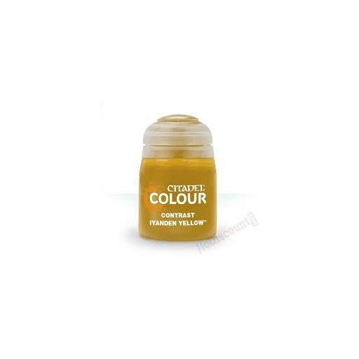 Peinture citadelle CONTRAST: IYANDEN YELLOW (18ML) Citadelle