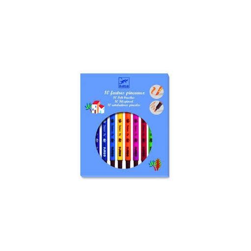 Les couleurs - Pour les grands 10 feutres pinceaux - classique
