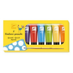 Les couleurs - Pour les grands 8 tubes de gouache - classique