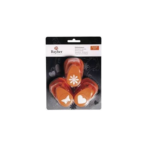 Perforatrices Coeur Fleur Papillon Rayher Ikaipaka jeux &