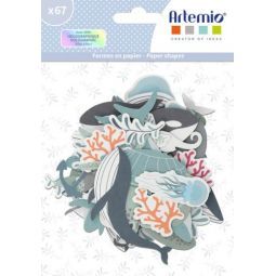Formes papier - Deep Sea Artemio Ikaipaka jeux & jouets Royan