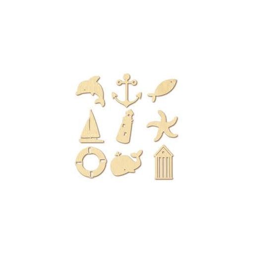 Set de silhouettes bois Mer Artemio Ikaipaka jeux & jouets Royan