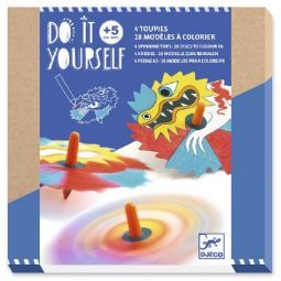 DIY - Toupies A colorier - Dragons Djeco Ikaipaka jeux & jouets