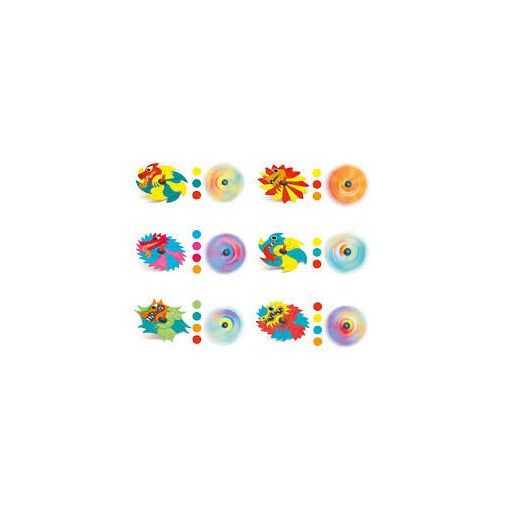DIY - Toupies A colorier - Dragons Djeco Ikaipaka jeux & jouets