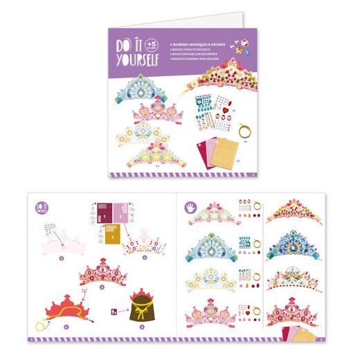 DIY - Mosaïques et Stickers - Comme une Princesse Djeco