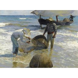 Puzzle Michèle Wilson 350 Les Pêcheurs Sorolla  Ikaipaka jeux &