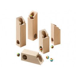 Toboggan à billes - changement de direction Haba Ikaipaka jeux
