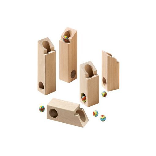 Toboggan à billes - changement de direction Haba Ikaipaka jeux
