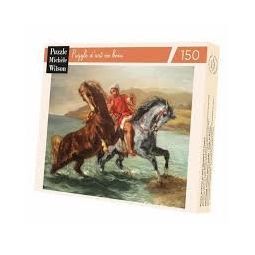 Puzzle Michèle Wilson 150 Chevaux sortant de la mer Delacroix