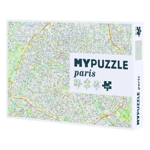 Puzzle - 1000 - Plan de Paris Helvetiq Ikaipaka jeux & jouets
