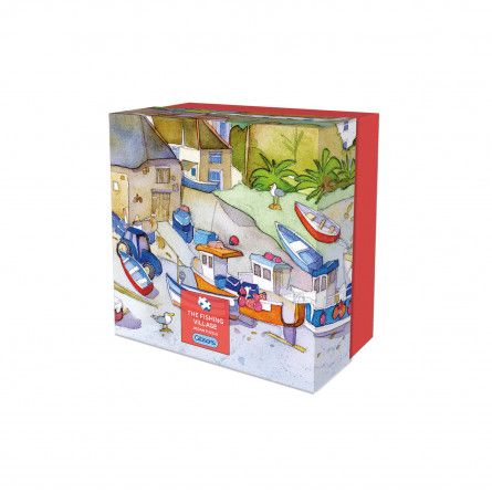Puzzle - 500 - The Fishing Village  Ikaipaka jeux & jouets Royan