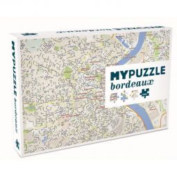 Puzzle - 1000 - Plan de Bordeaux Helvetiq Ikaipaka jeux &