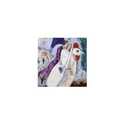 Cuzzle - Les mariés (détail) - Chagall Puzzle Michèle Wilson