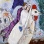 Cuzzle - Les mariés (détail) - Chagall Puzzle Michèle Wilson