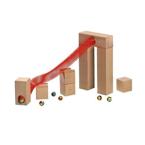 Toboggan à billes - tuyau flexible Haba Ikaipaka jeux & jouets