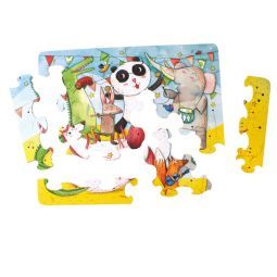 Puzzle Michèle Wilson Enfant 12p - Le concert des animaux
