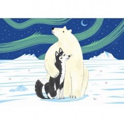 Puzzle Michèle Wilson Enfant 24p - L'Ours et le Husky Puzzle