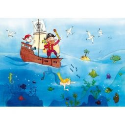 Puzzle Michèle Wilson Enfant 24p - Les Pirates Puzzle Michèle