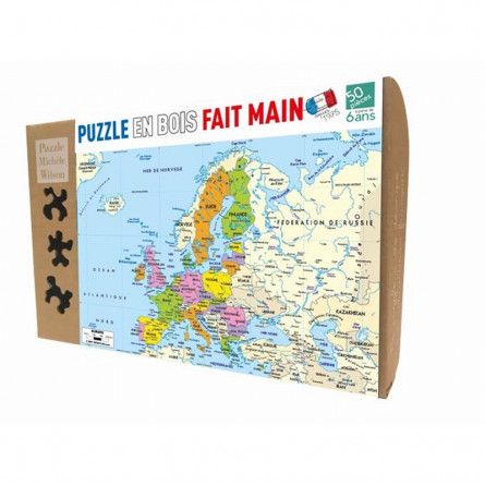 Puzzle Michèle Wilson Enfant 50p - Carte d'Europe Puzzle
