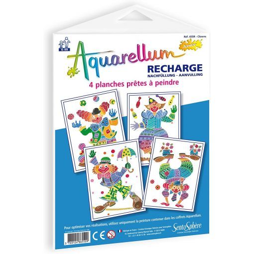 Recharge Aquarellum Junior - Clowns  Ikaipaka jeux & jouets