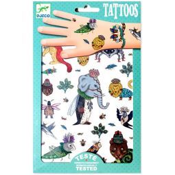 Tatouage - Tattoos - Bestiaire Djeco Ikaipaka jeux & jouets