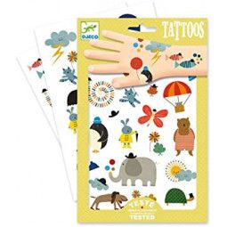 Tatouage - Tattoos - Jolies petites choses Djeco Ikaipaka jeux